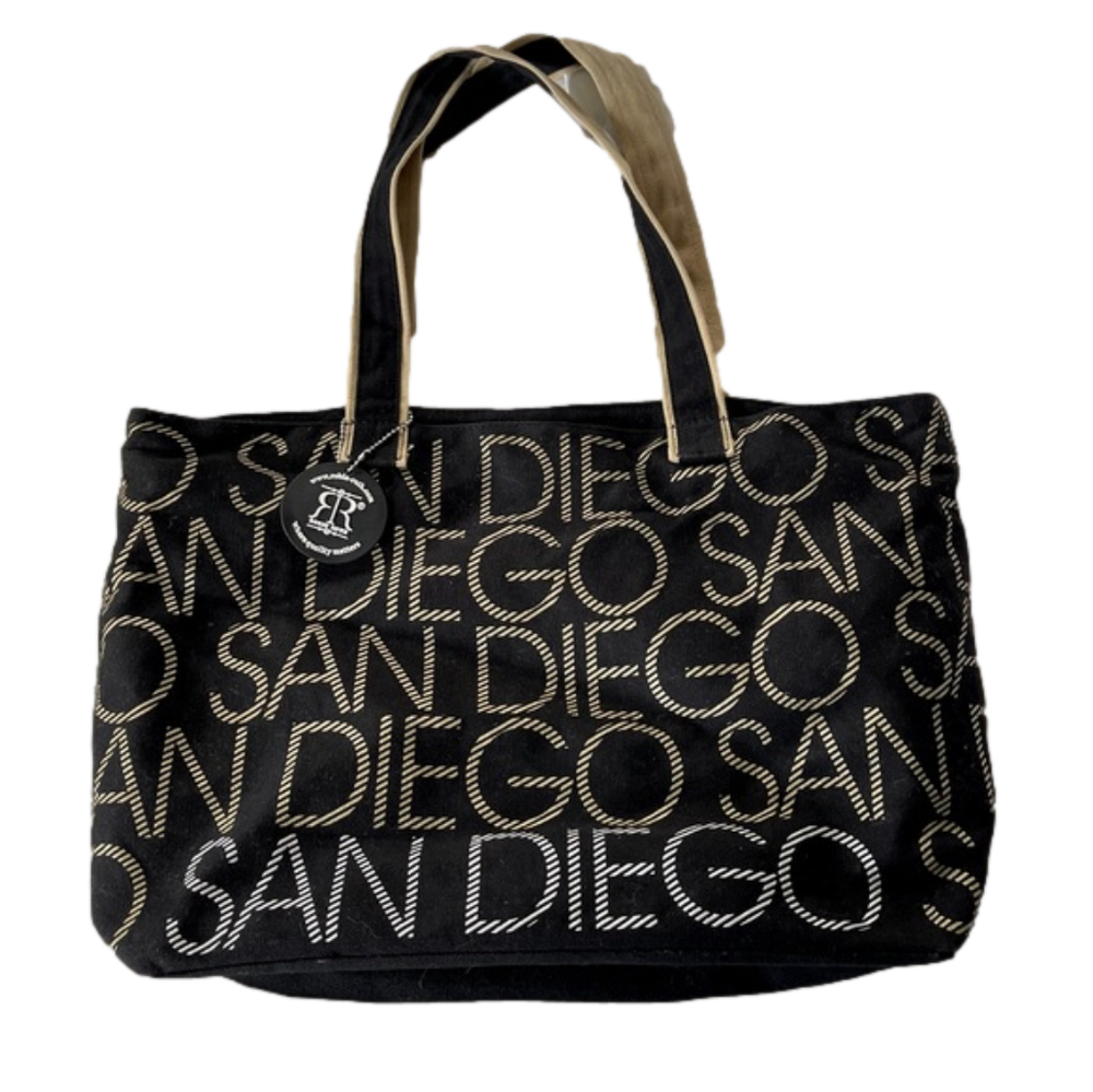 Robin Ruth SAN DIEGO black & Gold mini Tote
